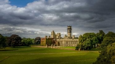 Carlton Towers – Victorian country house with towers and battlements set across manicured lawns and mature trees